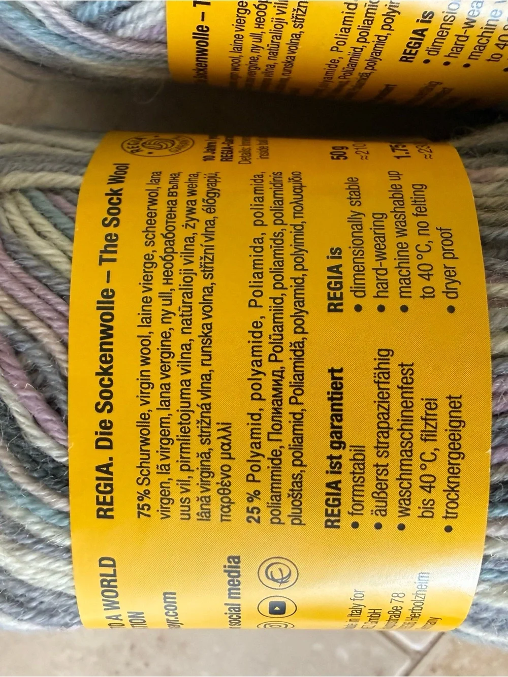 Schachenmayr Regia 4-fädig Multicolor Sock Yarn - 4 Skeins